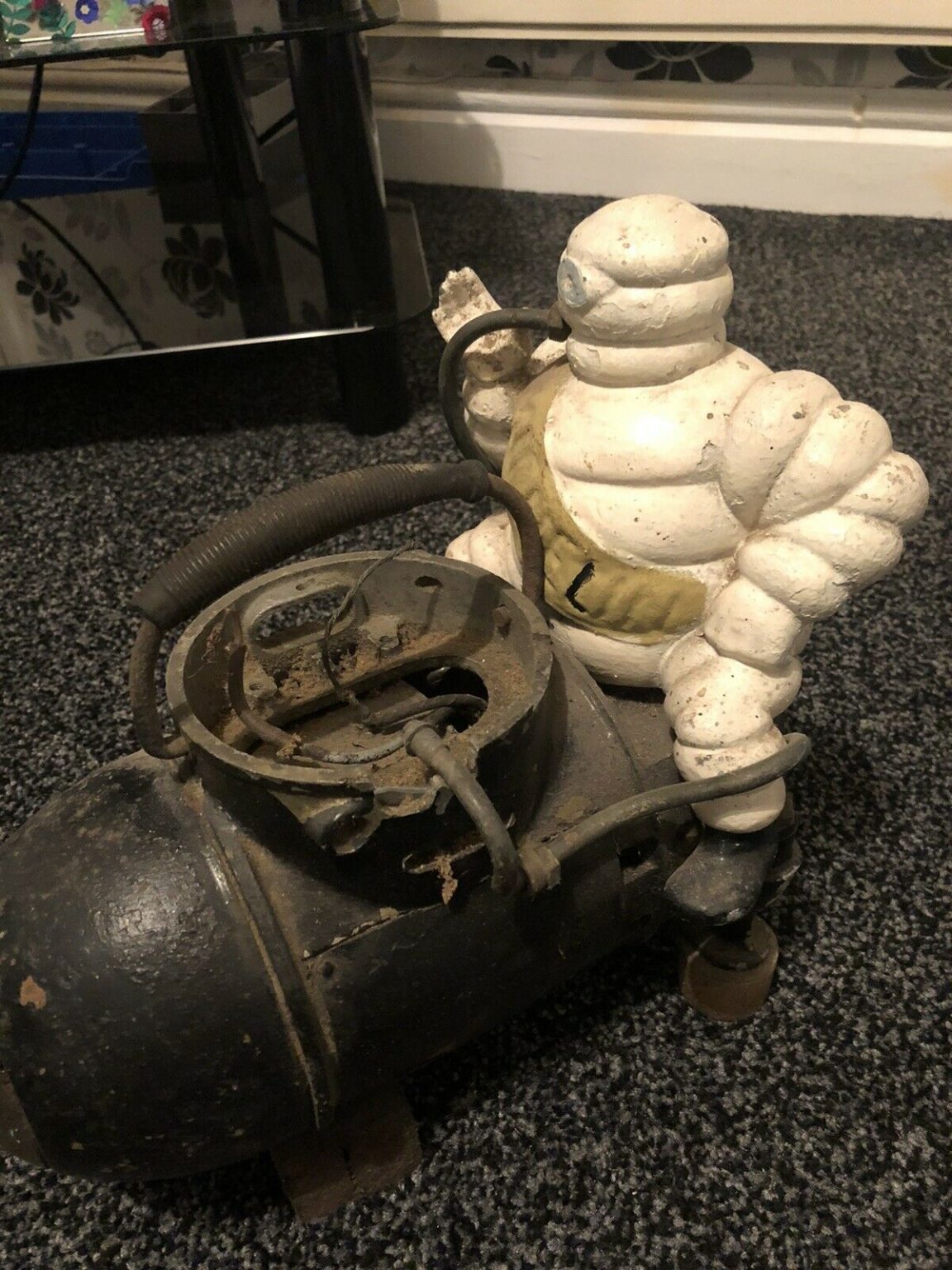 Antique Michelin Man Air Compressor for sale
